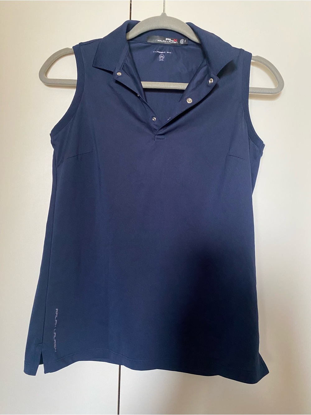 RLX Ralph Lauren classic fit sleeveless golf polo size small